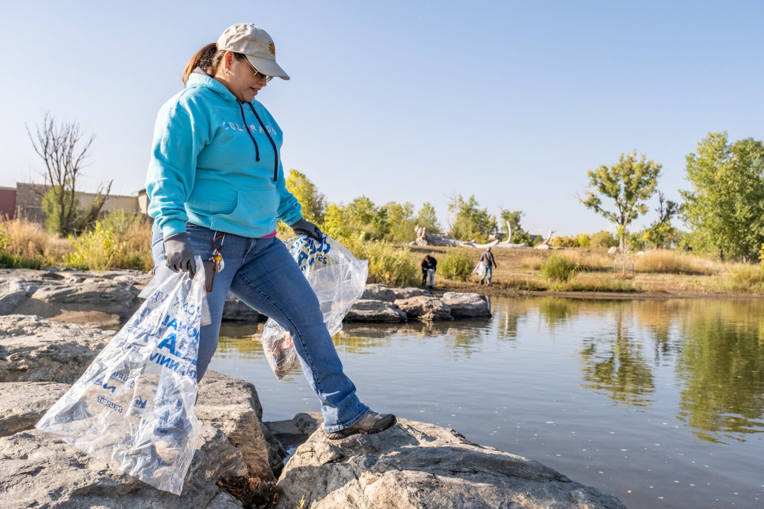 American Rivers and Nite Ize St Vrain river clean up